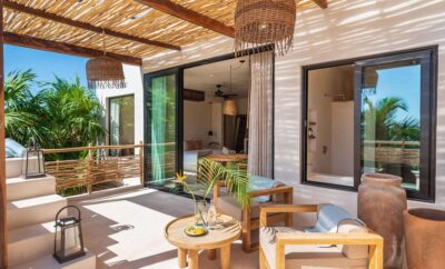 Luxurious loft with pool in Tulum beachroad