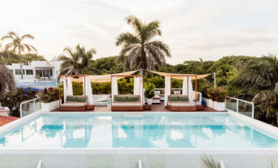 Open-plan living 8 suites Oceanfront Villa